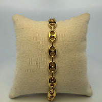 Bracelet graine de café Or 18 carats 11.69 g