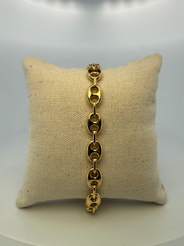 Bracelet graine de café Or 18 carats 11.69 g