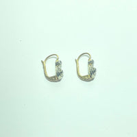 Boucles d’Oreilles Dormeuses Or 18 carats 1,29 g