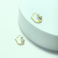 Boucles d’Oreilles Dormeuses Or 18 carats 1,29 g