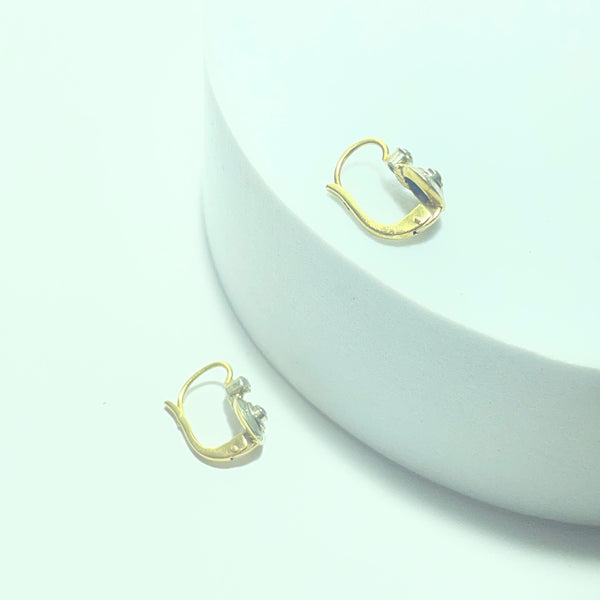 Boucles d’Oreilles Dormeuses Or 18 carats 1,29 g