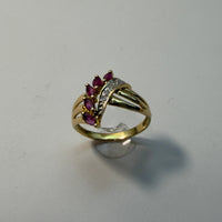 Bague Volute en Or Jaune 18K