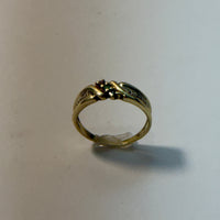 Bague Jonc en Or Jaune 18K – Rubis, Émeraude, Saphir et Diamants