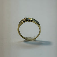 Bague Jonc en Or Jaune 18K – Rubis, Émeraude, Saphir et Diamants