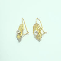 Boucles d'oreilles or 18 carats 1,07 gr