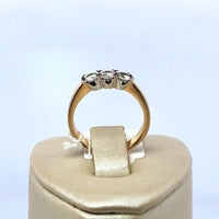 Bague sertie or jaune 4,16 g