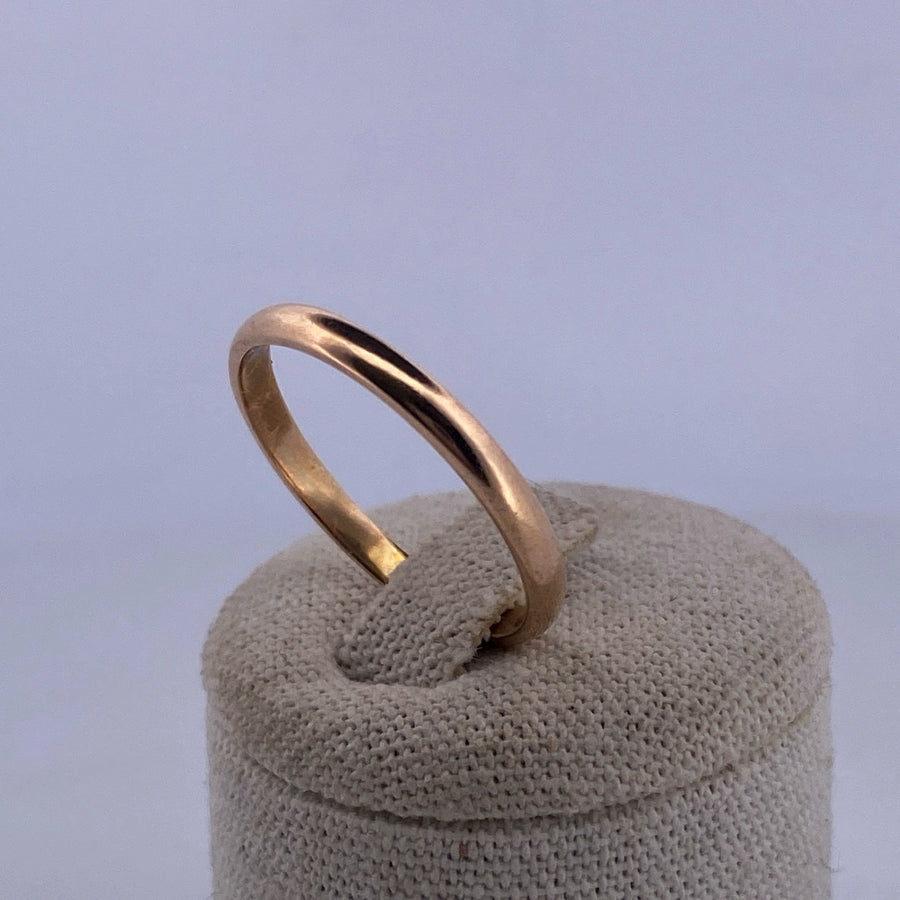 Bague alliance classique or jaune 2,6 g