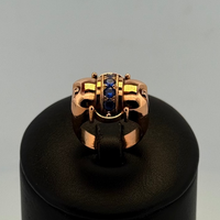 Bague sertie or jaune 7,72 g