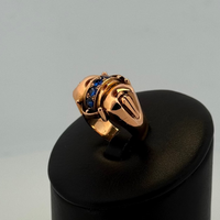 Bague sertie or jaune 7,72 g