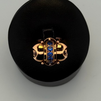 Bague sertie or jaune 7,72 g