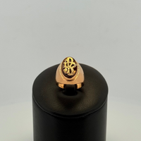 Bague chevalière or jaune 8,11 g