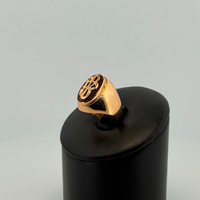 Bague chevalière or jaune 8,11 g