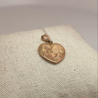 Pendentif cœur or jaune 1,36 g