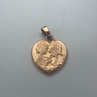 Pendentif cœur or jaune 1,36 g
