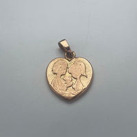 Pendentif cœur or jaune 1,36 g