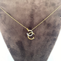 Collier avec pendentif or jaune 3,23 g