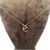 Collier avec pendentif or jaune 3,23 g