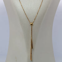 Collier avec pendentif or jaune 1,47 g