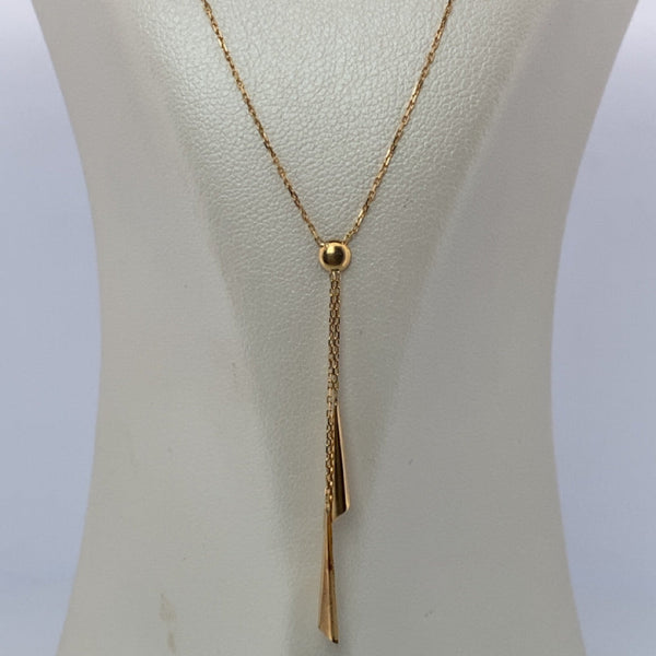 Collier avec pendentif or jaune 1,47 g