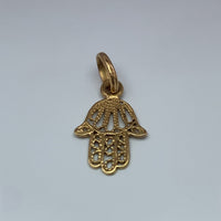 Pendentif main de Fatma or jaune 0,59 g