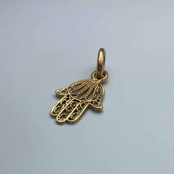 Pendentif main de Fatma or jaune 0,59 g