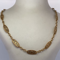 Collier Filigrane or jaune 12,59 g