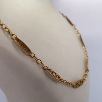 Collier Filigrane or jaune 12,59 g