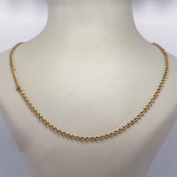 Collier maille classique or jaune 6 g