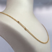 Collier maille classique or jaune 6 g