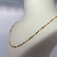 Collier maille classique or jaune 6 g