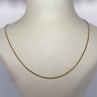 Chaîne maille fine or jaune 1,57 g