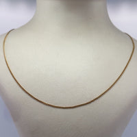 Chaîne maille fine or jaune 1,57 g