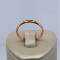 Bague alliance simple or jaune 2,18 g