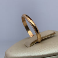 Bague alliance simple or jaune 2,18 g