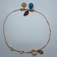 Bracelet Guerin orné de charms or jaune 2,87 g