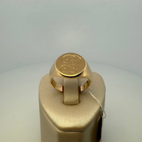 Bague chevalière or jaune 15,61 g