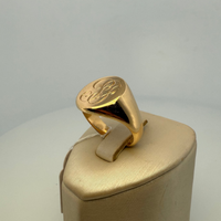 Bague chevalière or jaune 15,61 g