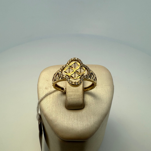 Bague fleur de vie or jaune 2,34 g