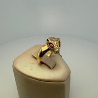 Bague sertie or jaune 4,65 g