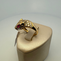 Bague sertie or jaune 4,65 g