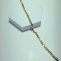 Bracelet torsadé or jaune 4,98 g