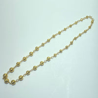 Collier maille boule or jaune 22,84 g