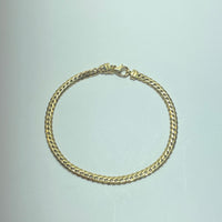 Bracelet maille torsadée or jaune 3,77 g