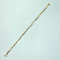 Bracelet maille torsadée or jaune 3,77 g