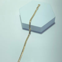 Bracelet maille torsadée or jaune 3,77 g