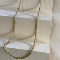 Collier maille palmier or jaune 7,47 g