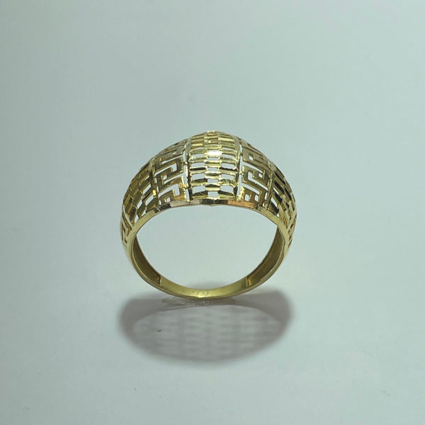 Bague ajourée or jaune 2,6 g