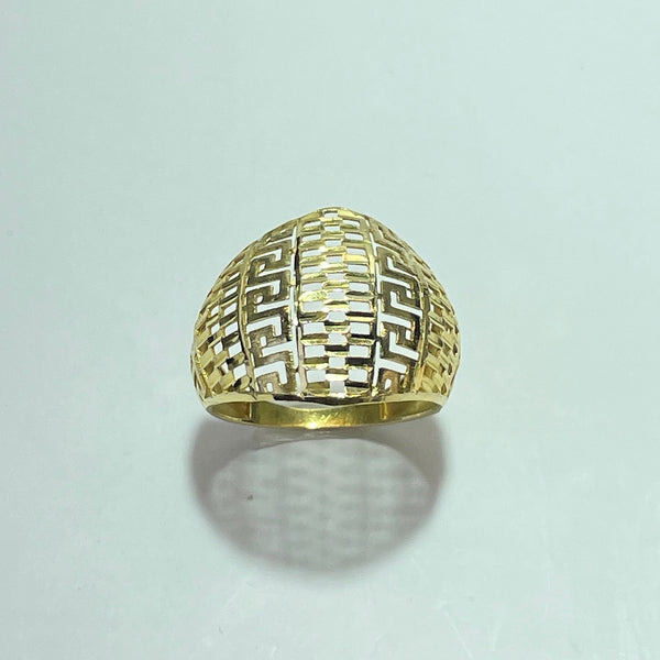 Bague ajourée or jaune 2,6 g