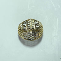 Bague ajourée or jaune 2,6 g