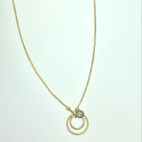 Collier avec pendentif or jaune 9,35 g